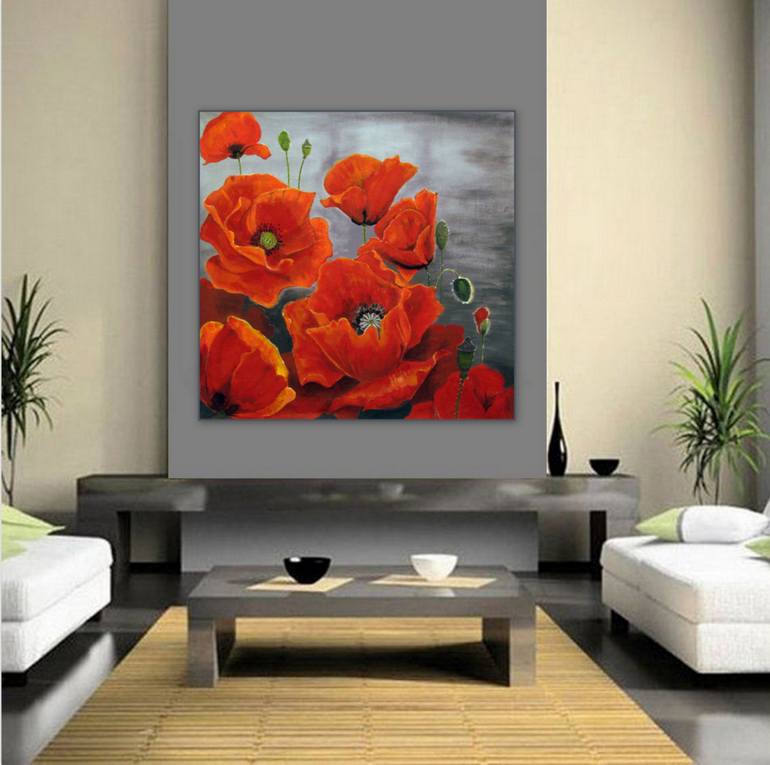 Original Fine Art Floral Painting by Patrick Bornemann