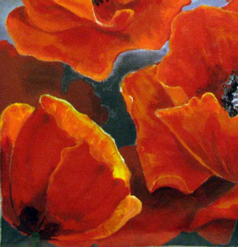 Original Fine Art Floral Painting by Patrick Bornemann