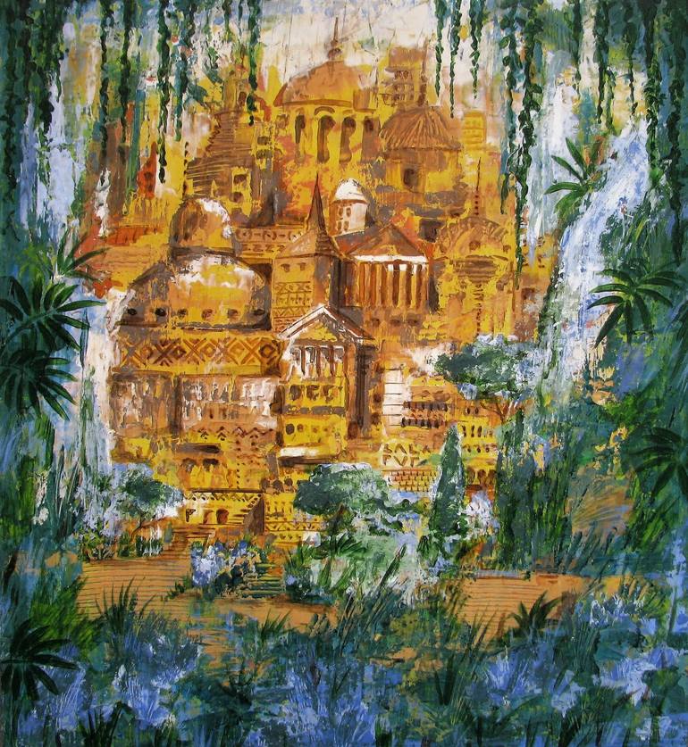 Eldorado, the Lost City Painting by Patrick Bornemann | Saatchi Art