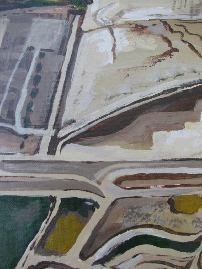 Original Abstract Aerial Painting by Patrick Bornemann