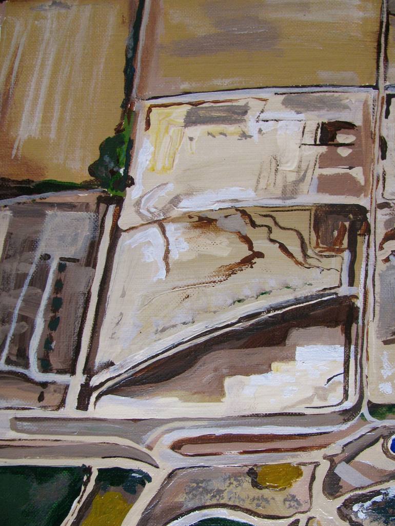 Original Abstract Aerial Painting by Patrick Bornemann