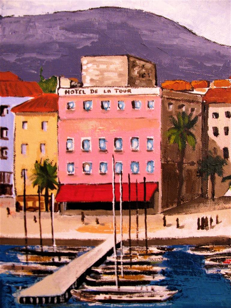 Original Figurative Cities Painting by Patrick Bornemann