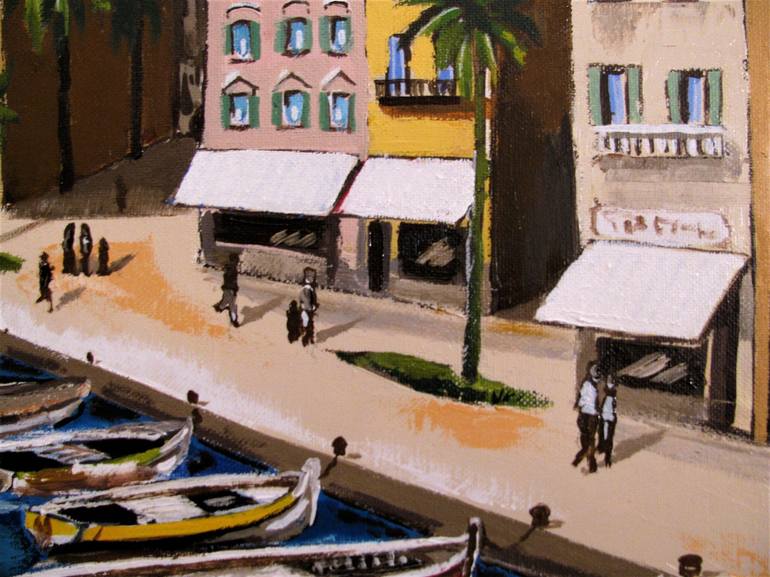 Original Figurative Cities Painting by Patrick Bornemann