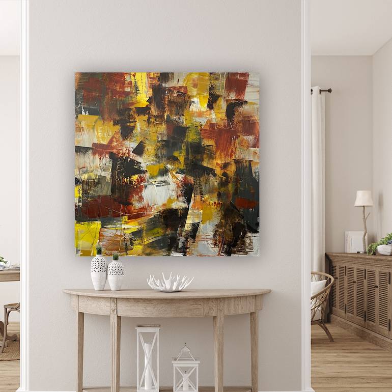 Original Abstract Painting by Johanne Brouillette