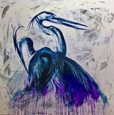 Original Abstract Animal Paintings by Aaron Shelton