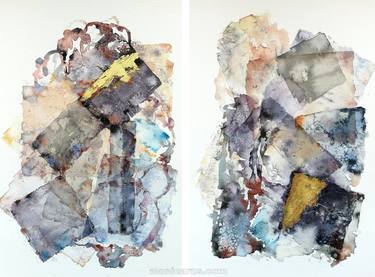 Original Conceptual Abstract Paintings by Monica Rus