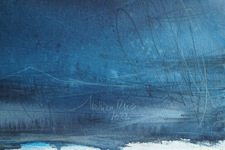 Original Illustration Abstract Painting by Monica Rus