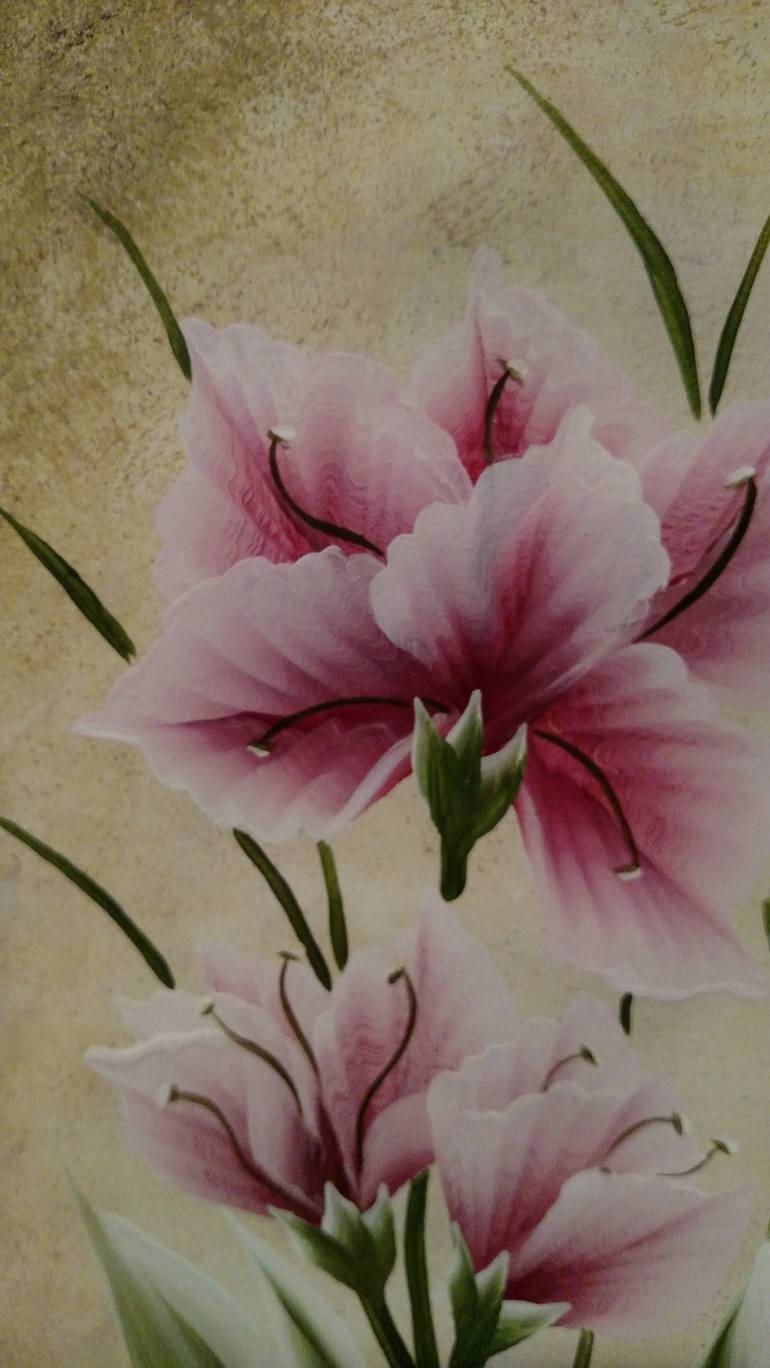 Original Fine Art Floral Painting by Nataliya Hutsul