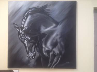 Print of Realism Horse Paintings by jebran ali