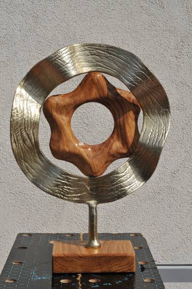 Original Art Deco Abstract Sculpture by Sebastian Seb