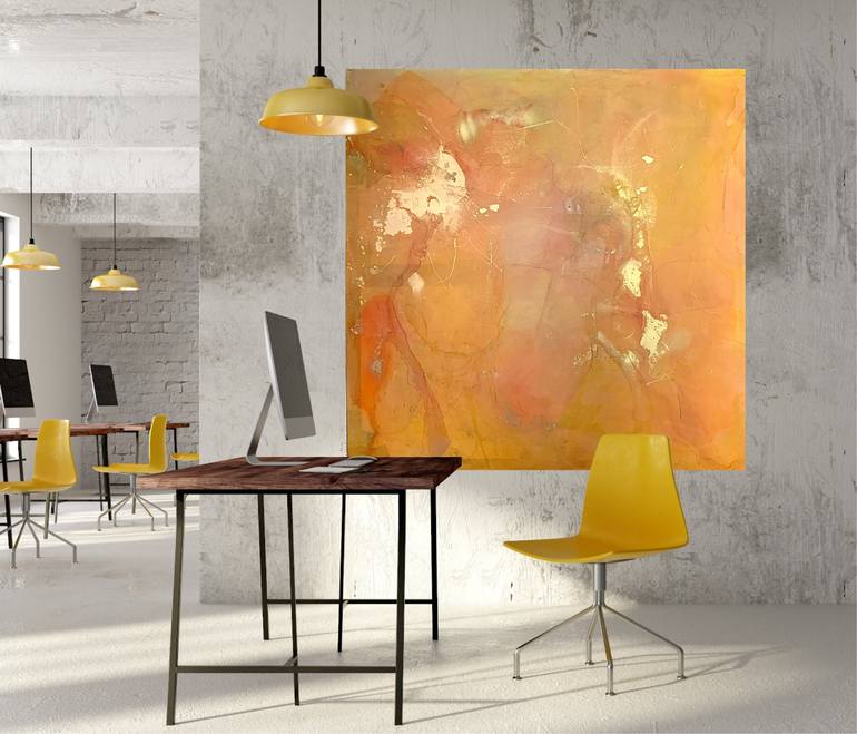 Original Abstract Expressionism Abstract Painting by Emi S