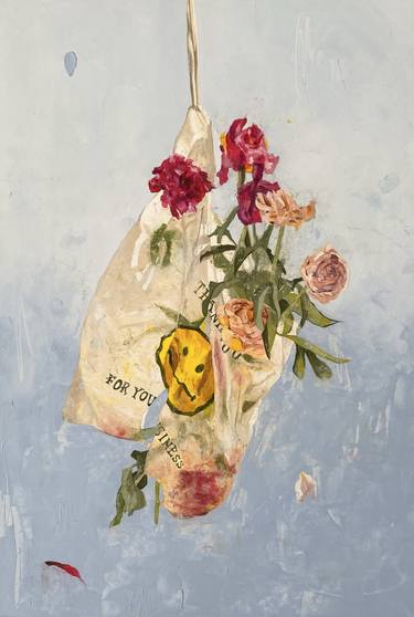 Original Floral Paintings by Andrea Evangelou