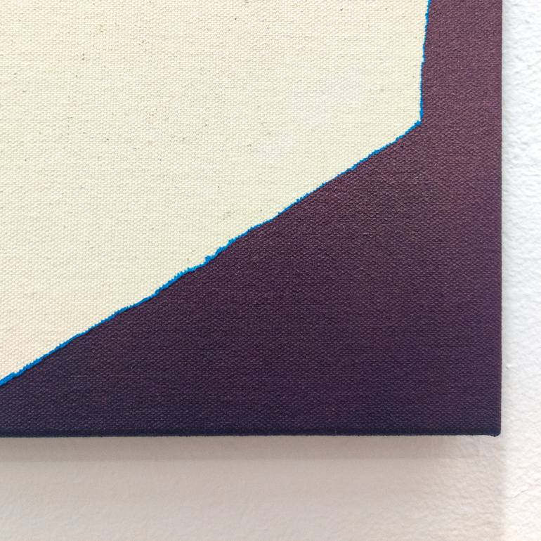Original Minimalism Architecture Painting by János Vámos