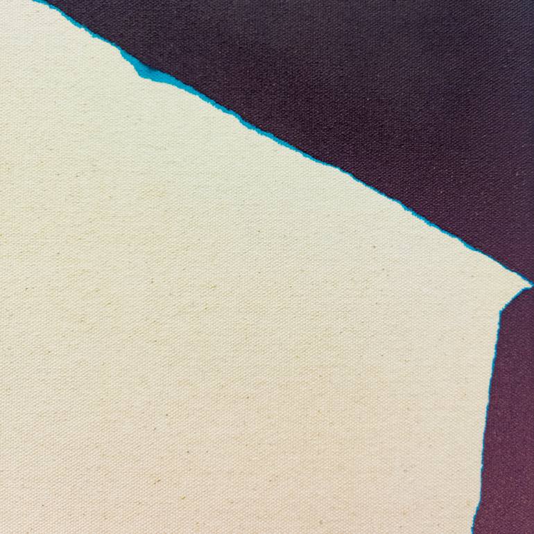 Original Minimalism Architecture Painting by János Vámos