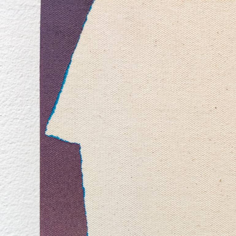 Original Minimalism Architecture Painting by János Vámos
