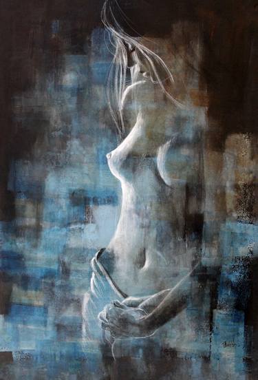Print of Figurative Nude Paintings by Jennifer Webb