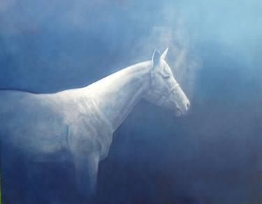 blue horse image