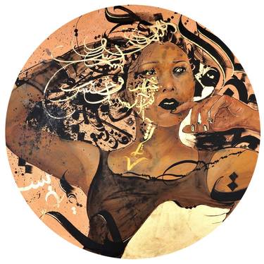 Original Art Deco Women Painting by Viera By Vira Dg