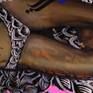 Silver (925) inlays and oil painting details 