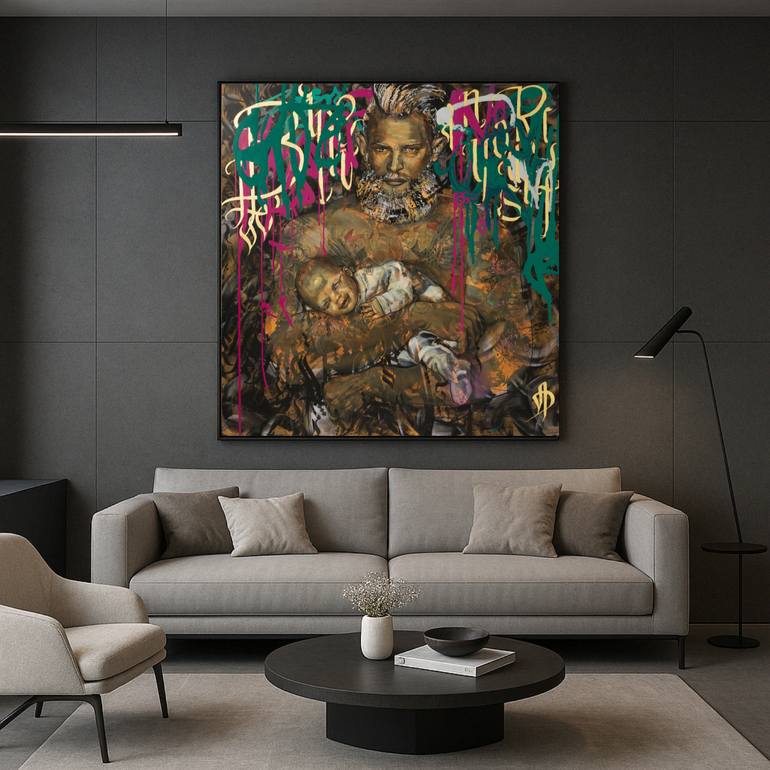 Original Expressionism Abstract Painting by Vira Dg