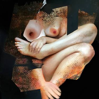 Original Abstract Expressionism Nude Paintings by Caroline Westerhout