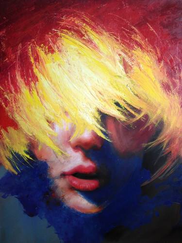 Original Abstract Portrait Paintings by Dmytro Bryzhak