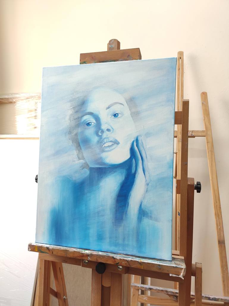 Original Abstract People Painting by Dmytro Bryzhak