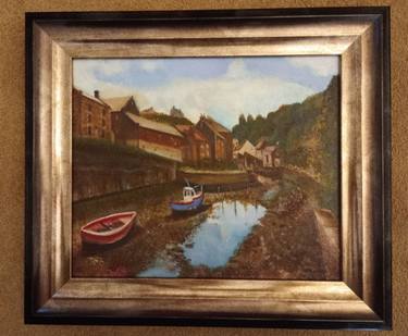 Original Fine Art Boat Painting by Mark Bloomer