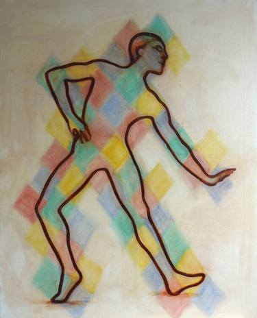 Original Abstract Body Paintings by Matt Harvey
