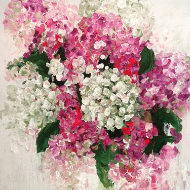 Print of Impressionism Floral Paintings by Rebecca Montemurro