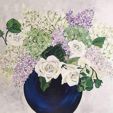 Original Impressionism Floral Paintings by Rebecca Montemurro