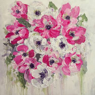Original Impressionism Floral Paintings by Rebecca Montemurro