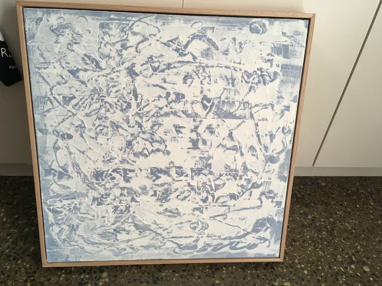 Original Abstract Beach Painting by Rose Marshall