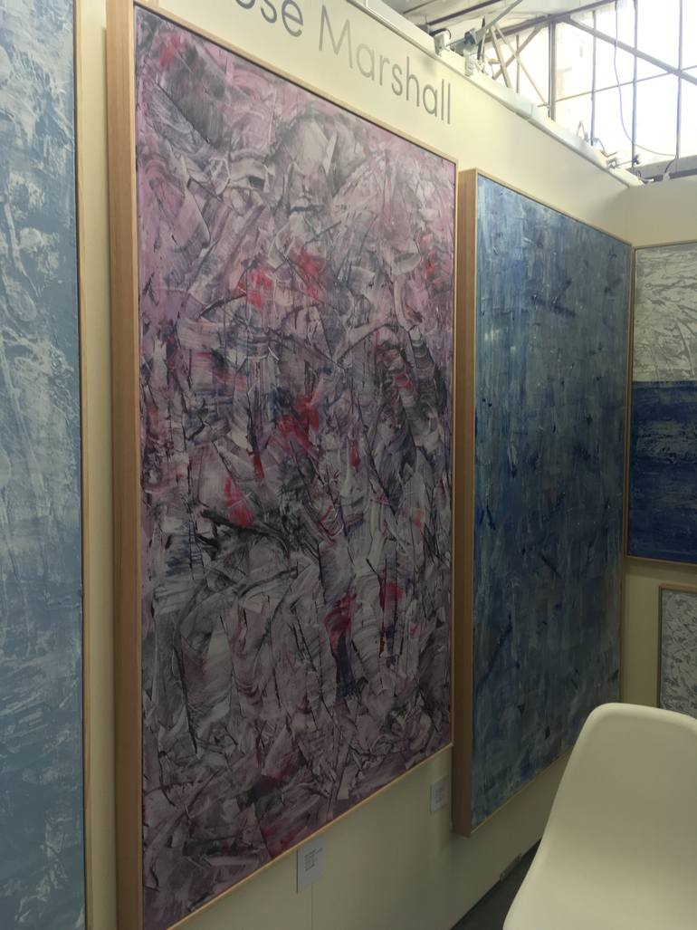 Original Abstract Expressionism Abstract Painting by Rose Marshall