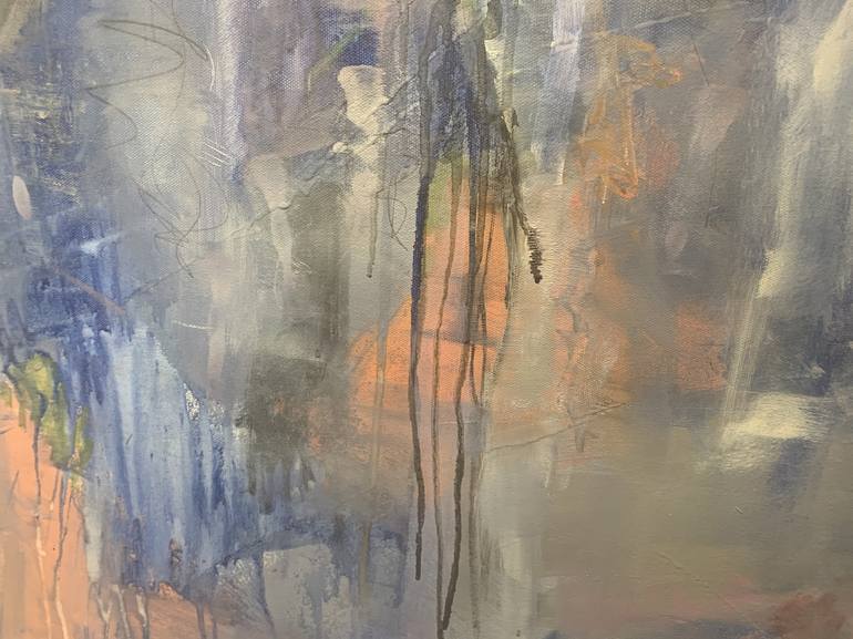 Original Abstract Expressionism Abstract Painting by Rose Marshall