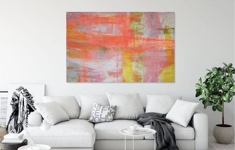 Original Conceptual Abstract Painting by Rose Marshall
