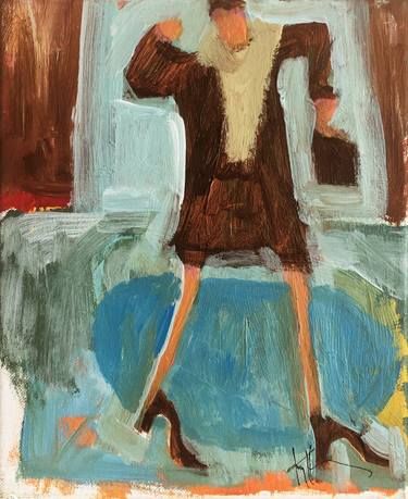 Original Abstract Expressionism Fashion Paintings by Kerry Horne