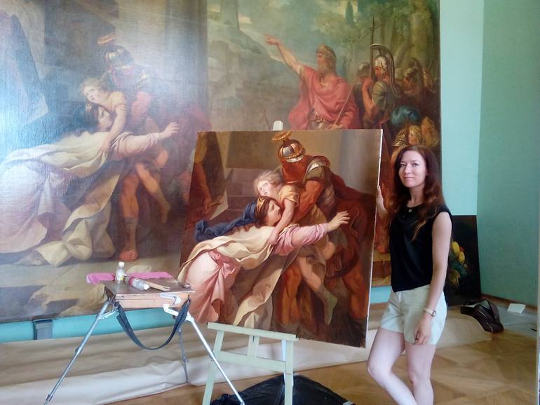 Original Realism Other Painting by Olga Ryadchenko