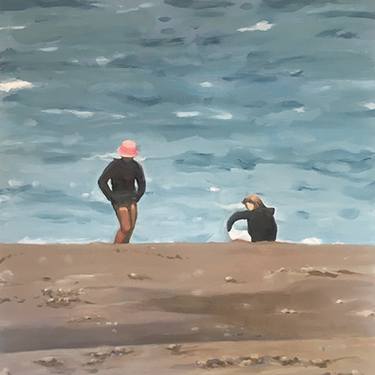 Original Figurative Seascape Paintings by irene grant