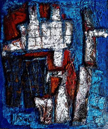 Original Conceptual Abstract Paintings by Jan Pevný