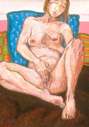 Original Expressionism Nude Paintings by Marion Meinberg