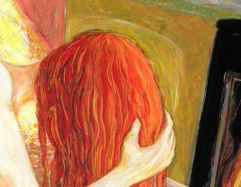 Original Figurative Light Painting by Marion Meinberg