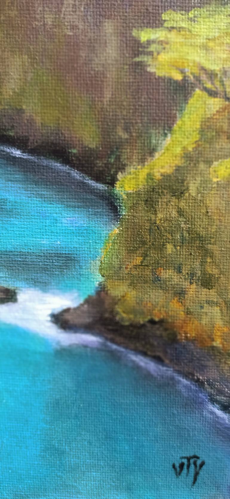 Original Impressionism Landscape Painting by Tatiana Volokhova