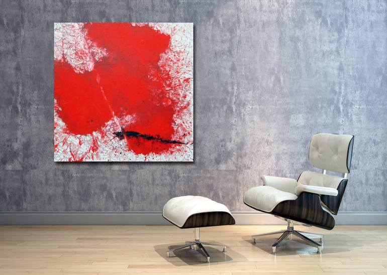 Original Abstract Painting by Heiner Boerger