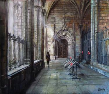 Original Figurative Architecture Paintings by Miquel Cazanya