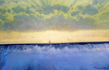 Print of Realism Seascape Paintings by Andrea Colangelo