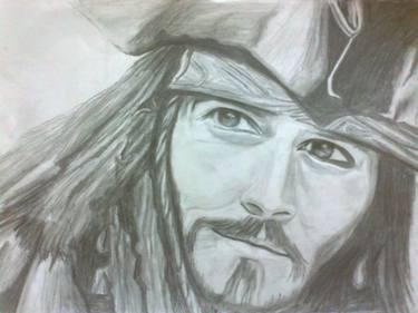 Captain Jack Sparrow Pencil Sketch thumb