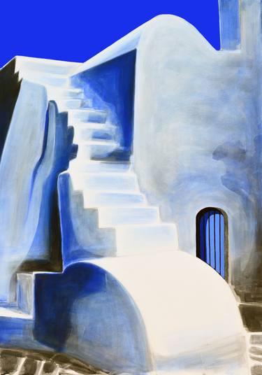 Print of Realism Architecture Paintings by SPIROS PANOURGIAS