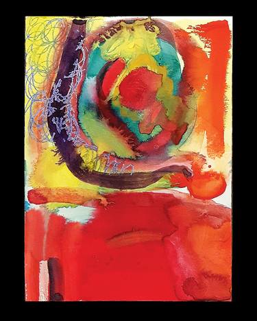 Original Abstract Expressionism Abstract Paintings by Lori Greenberg