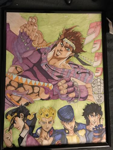 Jojo S Bizarre Adventure Drawing By Cristian Rivera Saatchi Art